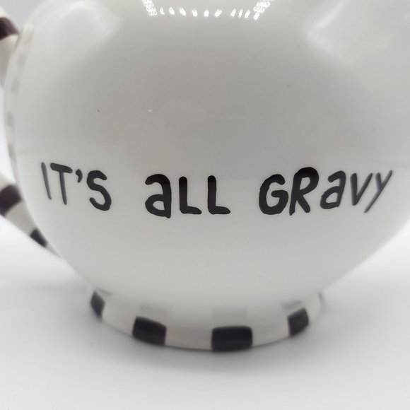 Laurie Vessey Gravy Boat Bowl Our Name Is Mud Collectible Hand Painted New Dish - Picture 2 of 13